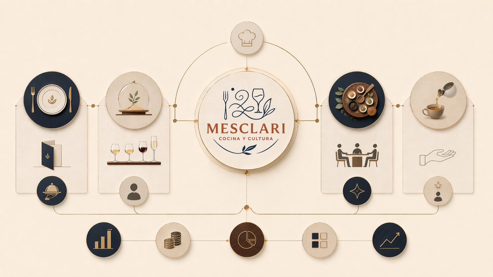 Visual principal de l’oferta gastronòmica de MESCLARI
